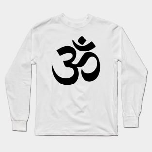 Black Aum Long Sleeve T-Shirt